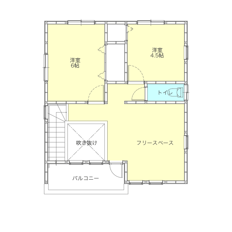 ２階間取り